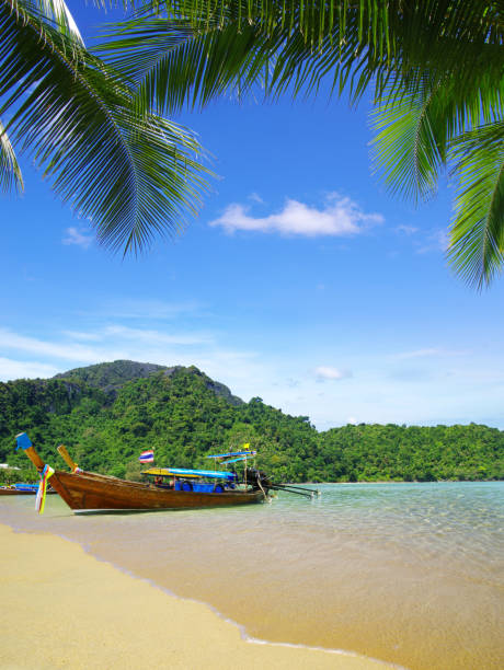 istock beach and tropical sea 673338070