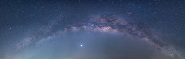 istock Astrophotography and Nightscape photography, Milky way Panorama 673343842