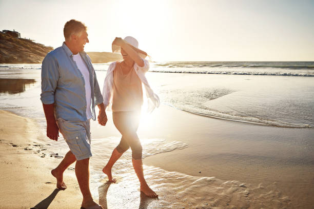 istock We love long walks on the beach 673344190