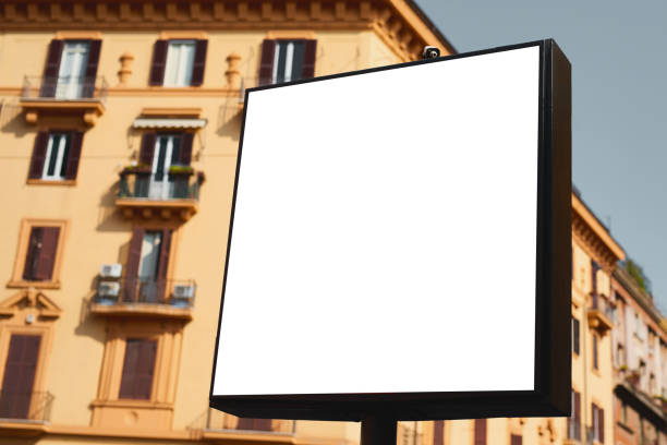 istock empty banner in the city 673374762