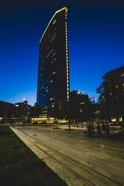 istock city night light - Milan Italy 673387162