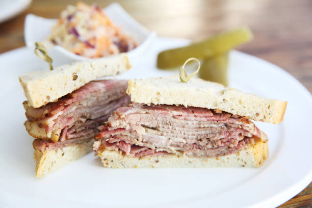 istock sandwich with roast beef pastrami 673400842