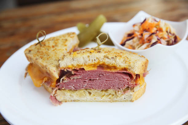 istock sandwich with roast beef pastrami 673400858