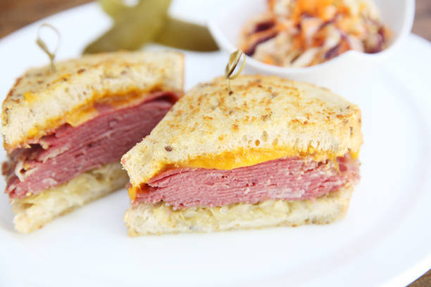 istock sandwich with roast beef pastrami 673400888