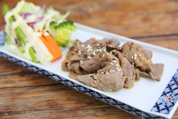 istock japanese food ginger fried beef 673401714