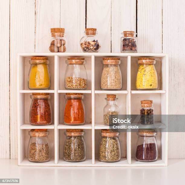 Still Life With Spices Stock Photo - Download Image Now - Spice, Kitchen, Jar