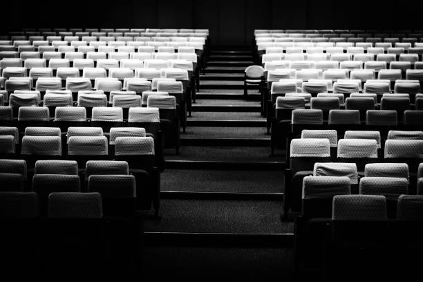 istock conference hall or seminar room after finish meeting 673425634