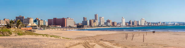 Durban cityscape panoramic from the south beach