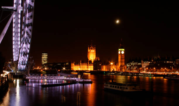 istock Millenium Wheel in motion view across The Thames 673437588
