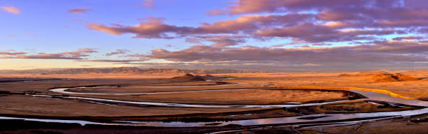 The First Bay Of Yellow River China Stock Photo - Download Image