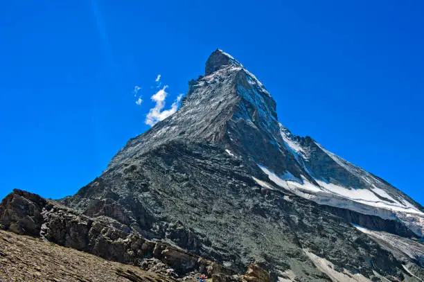 Matterhorn peak, Pennine Alps, Zermatt, Valais, Switzerland