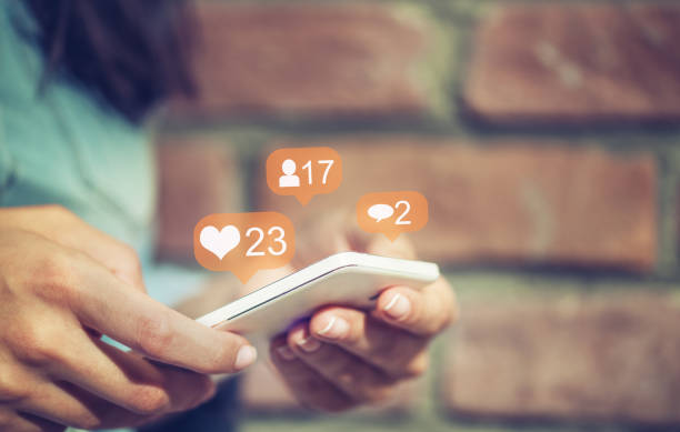 istock Young girl using smart phone,Social media concept. 673485188