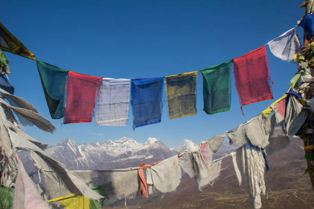 istock Scenic of snow mountain in India 673493278