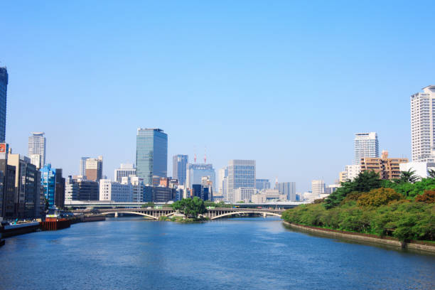istock Building the city of Osaka 673520200