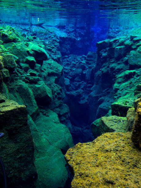istock View of Continental Split at Silfra in Shallow Section at Pingvellir National Park 1 673571464