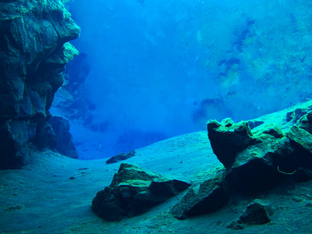 istock View of Sandy Bottm at Continental Split at Silfra in Deep Section at Pingvellir National Park 673574094