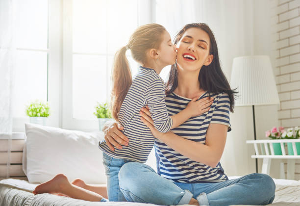 istock Mom and her daughter are playing 673593666