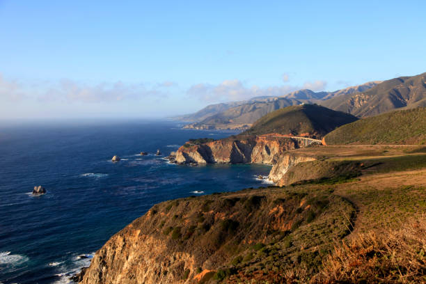 istock Big Sur and Bixby Bridge on sunset. California Coast 673607662