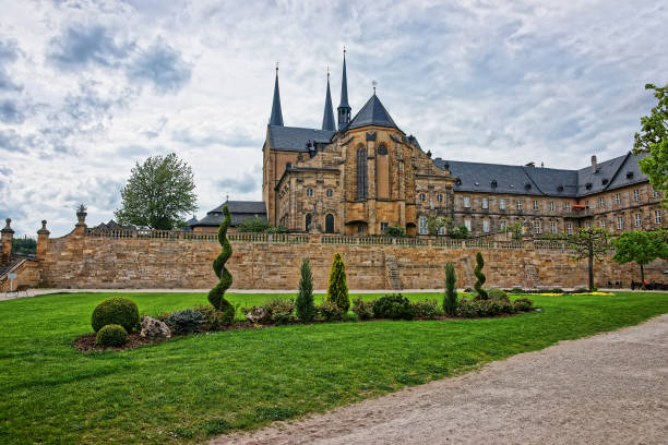Church of Saint Michael in Bamberg Upper Franconia Germany Church of Saint Michael in Bamberg in Upper Franconia, Germany. It is also called Michaelskirche. It is placed on the top of the hill bayreuth stock pictures, royalty-free photos & images