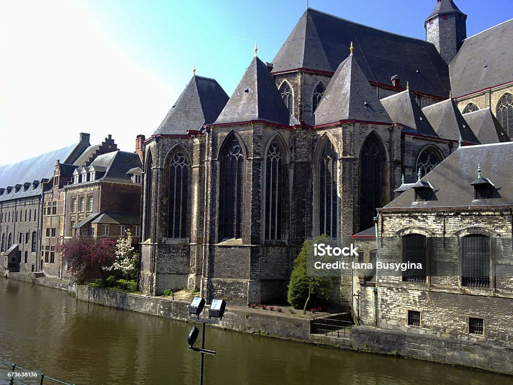 Belgien, brügge - Lizenzfrei Außenaufnahme von Gebäuden Stock-Foto