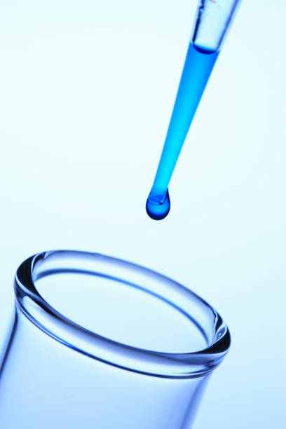 istock Test tubes with the eyedropper 673638530