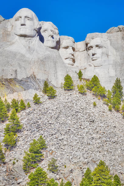 istock Mount Rushmore National Memorial on a sunny day, USA. 673648108