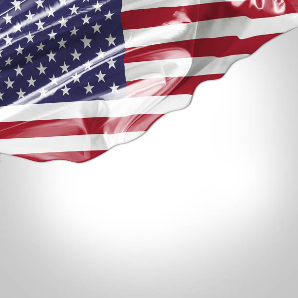 istock Waving Flag of USA 673648232