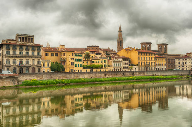 Reflection of Buildings along Arno River