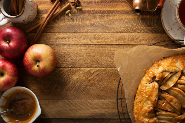 istock Apple and salted caramel galette 673709570