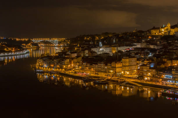 istock Porto skyline by night 673713874