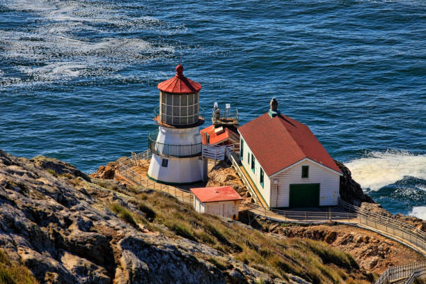 istock Point Reyes Lighthouse at sunny day, California 673716672