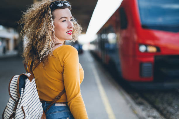 istock Young woman on a road trip 673719712