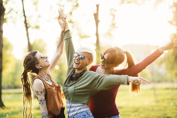 istock We are finally together, singing and dancing 673732386