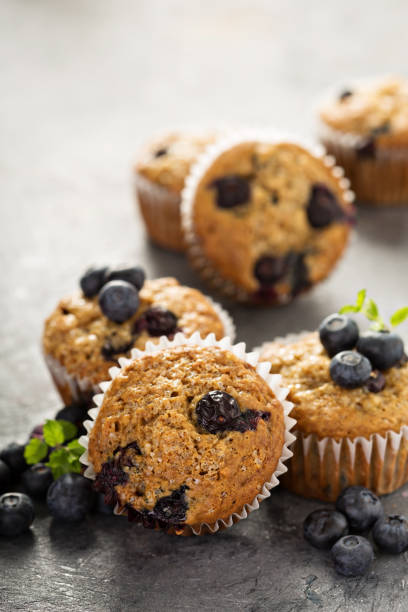 istock Vegan banana blueberry muffins 673735458
