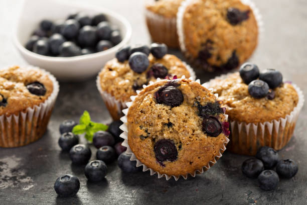 istock Vegan banana blueberry muffins 673735608