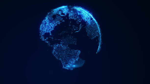 istock Digital design of a global network 673771272