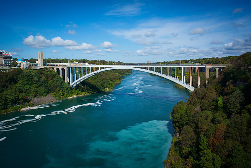 Bridge - Built Structure, Canada, Niagara Falls, Rainbow Bridge - Ontario, International Landmark