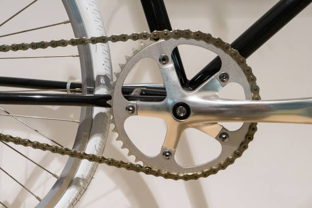 istock Closed Up of Bicycle Chain Rings 673781746