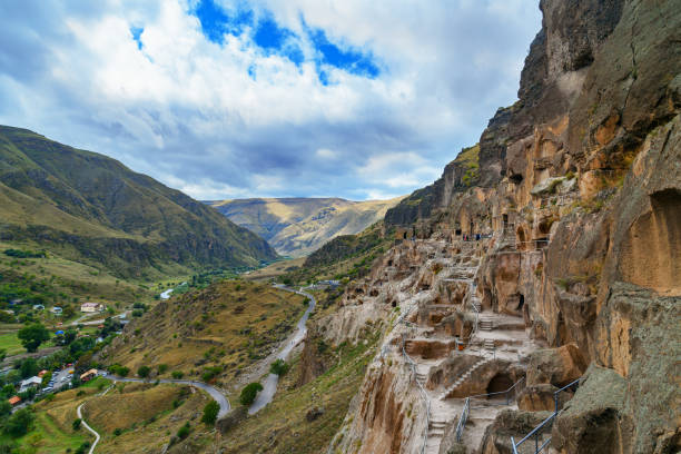 istock View on Vardzia cave monastery. Georgia 673787444