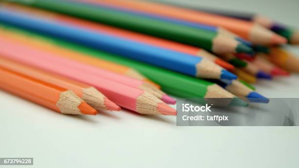Colored Pencils As Wallpaper Stock Photo - Download Image Now - Art,  Backgrounds, Color Image - iStock
