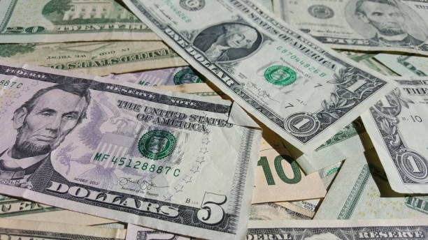 istock Assortment of American Currency 673798112