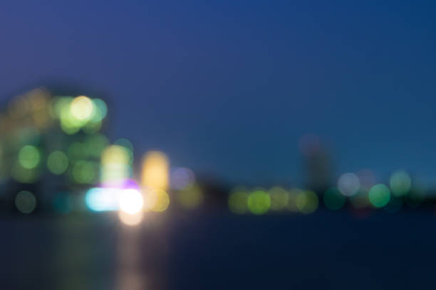 istock City light blur bokeh, defocused background. 673801726