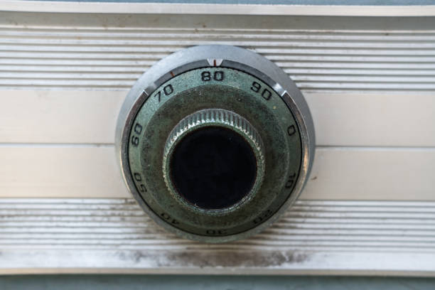 istock Close up Vintage Safe lock code on safety box bank.- (Selective focus) 673818704