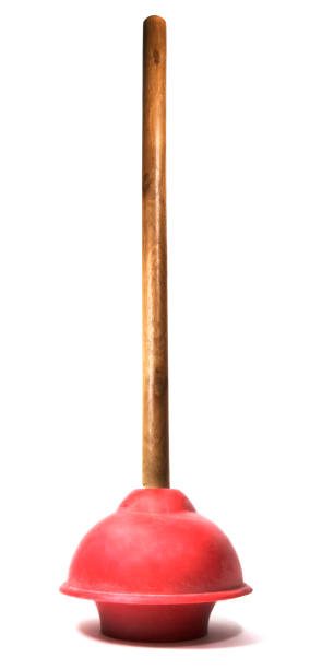 Isolated Plunger stock photo