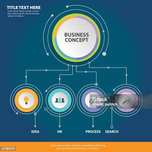 Infographic Elements Flowchart Design Elements Vector Stock ...