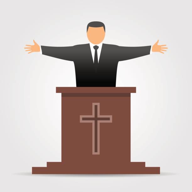 Preacher icon Preacher icon. Vector illustration preacher stock illustrations