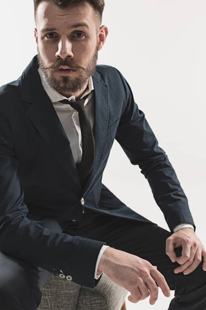 istock Portrait of stylish handsome young man 673841380