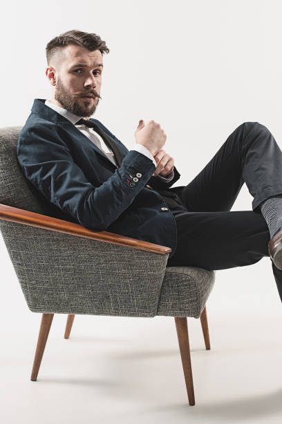 istock Portrait of stylish handsome young man 673843778