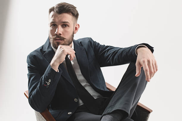 istock Portrait of stylish handsome young man 673844538