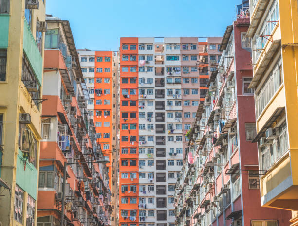 istock Overcrowded Downtown Building Abandon Apartment 673847158